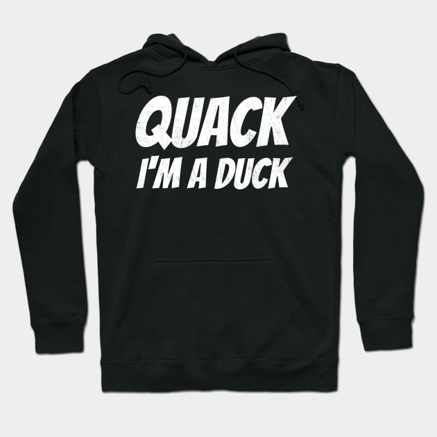 Quack I'm A Duck Lazy Halloween Costume Ducks Animal Hoodie by tobzz